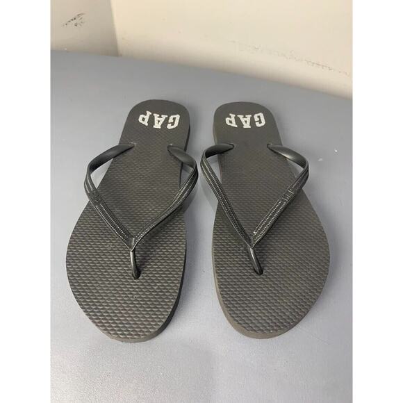 Gap Womens Black Flip Flops Size 9 Comfortable Casual Sandals Summer Footwear - Picture 2 of 3